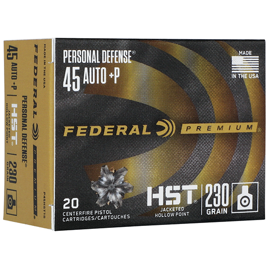 FED PREMIUM 45ACP +P 230GR HST JHP 20/10 - Sale